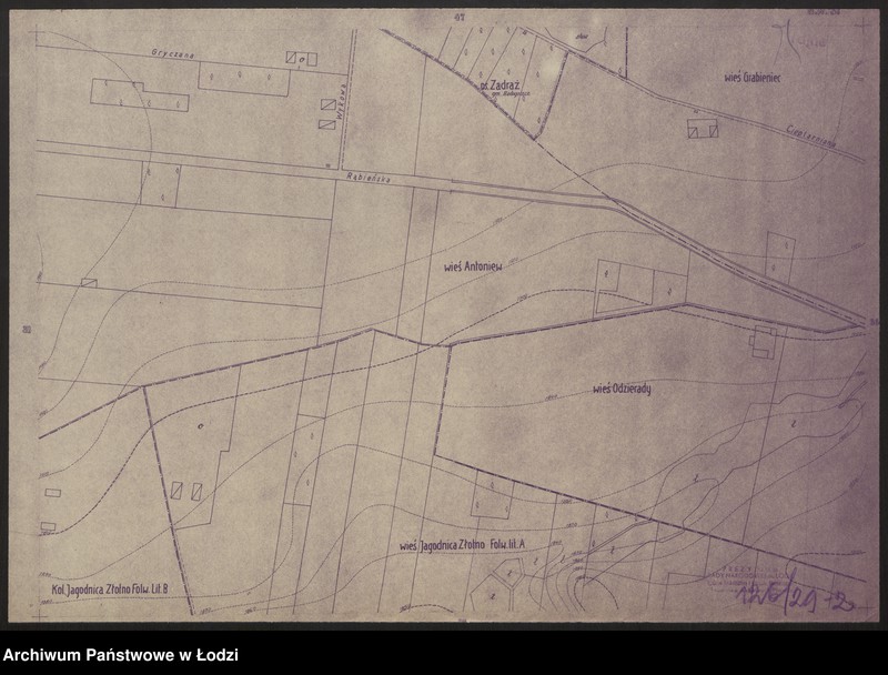 Obraz 2 z jednostki "Plan miasta Łodzi Sekcja NW 37"