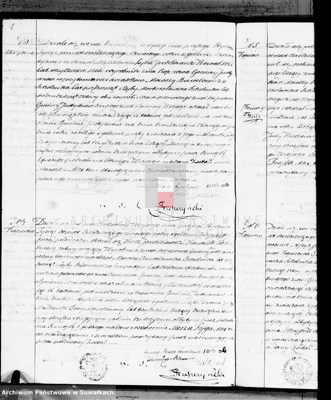 image.from.unit.number "Duplikat akt urodzonych, zaślubionych i zmarłych urzędnika Stanu Cywilnego wyznania mojżeszowego Okręgu Wiejsieje pro 1864"