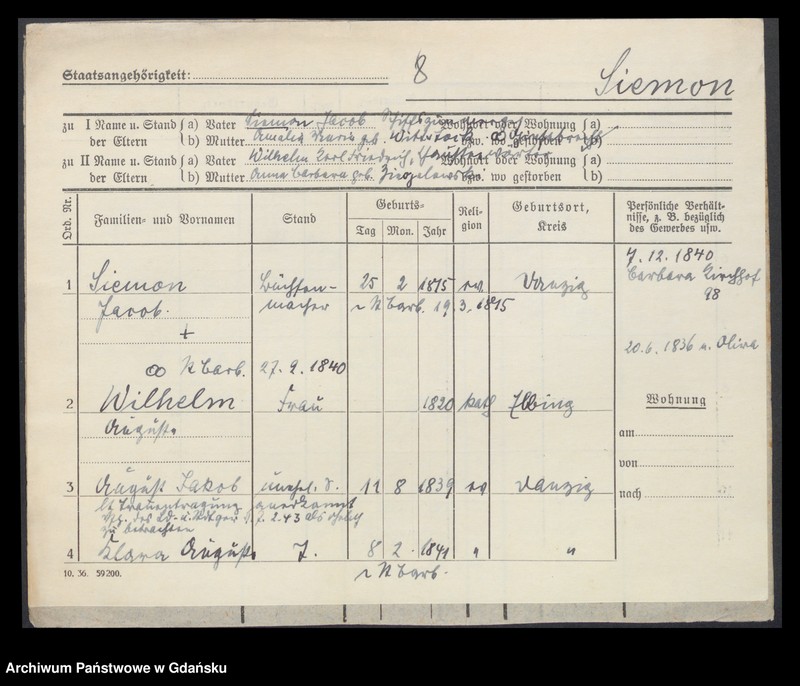 image.from.unit.number "Karty meldunkowe: Siemon - Simoleit"