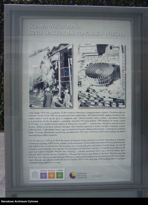 image.from.unit.number "Warszawa. Pasaż Wiecha. Wystawa "Ściana Wschodnia czyli spacerkiem po Pasażu Wiecha""