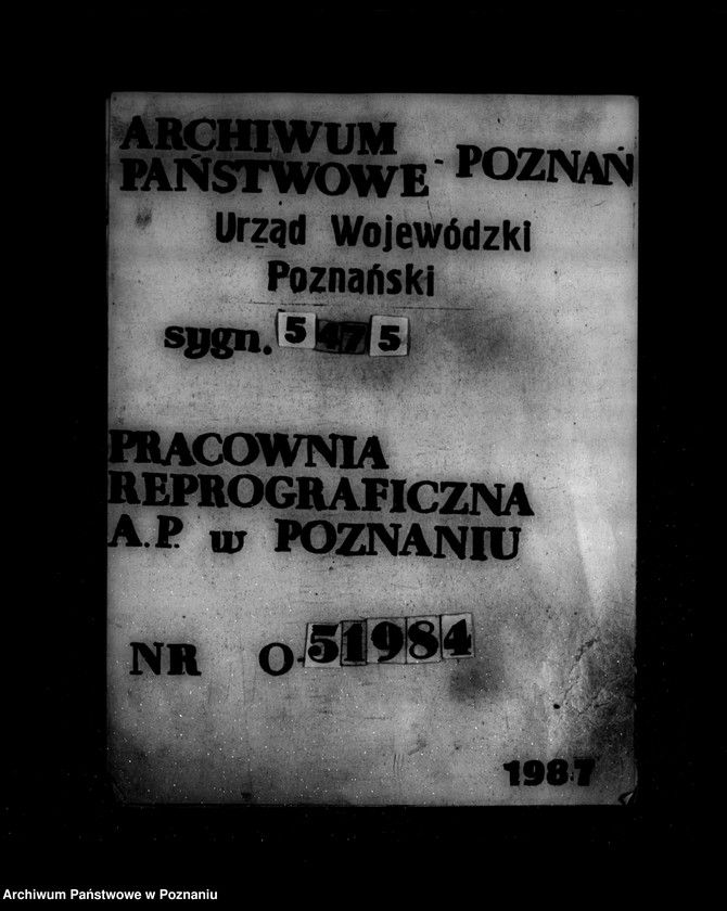 Obraz 1 z jednostki "Majątek Bieganowo powiat wrzesiński własność E. Grabski nr woj. kotła 5588"
