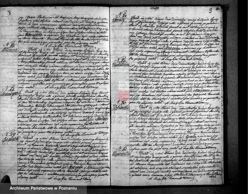 Obraz 6 z jednostki "Duplikat urodzonych, zaślubionych i zgonów"