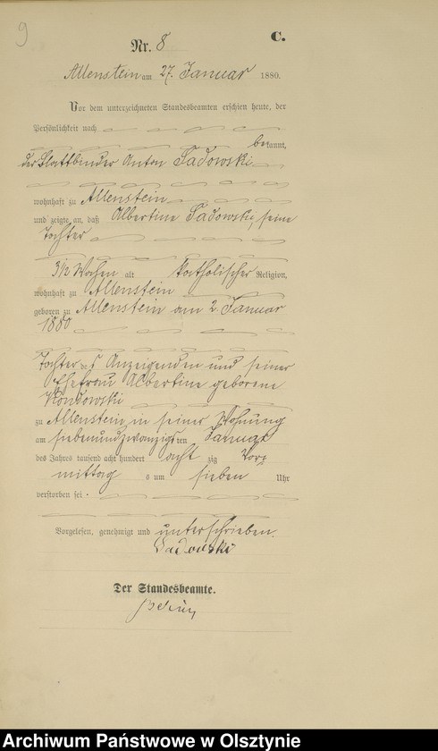 image.from.unit.number "Sterbe-Haupt-Register Nr 1 - 240"