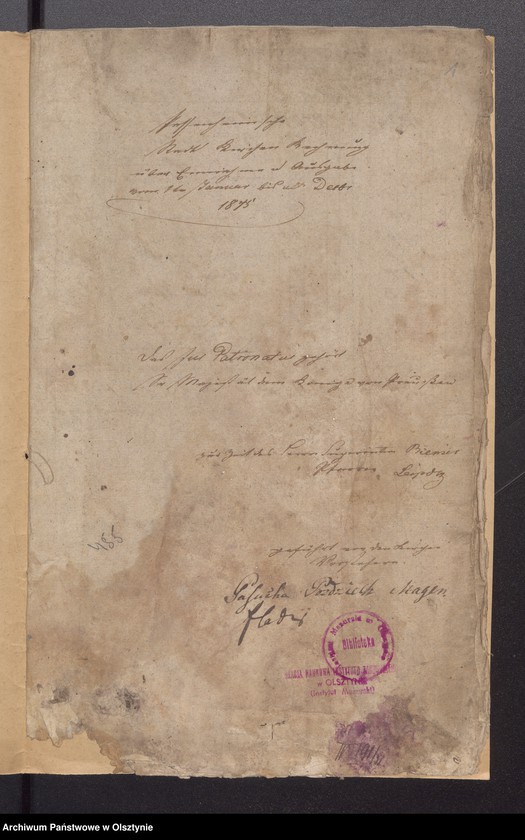 image.from.unit.number "Passenheimsche Stadt Kirchen Rechnung über Einnahme und Ausgabe"