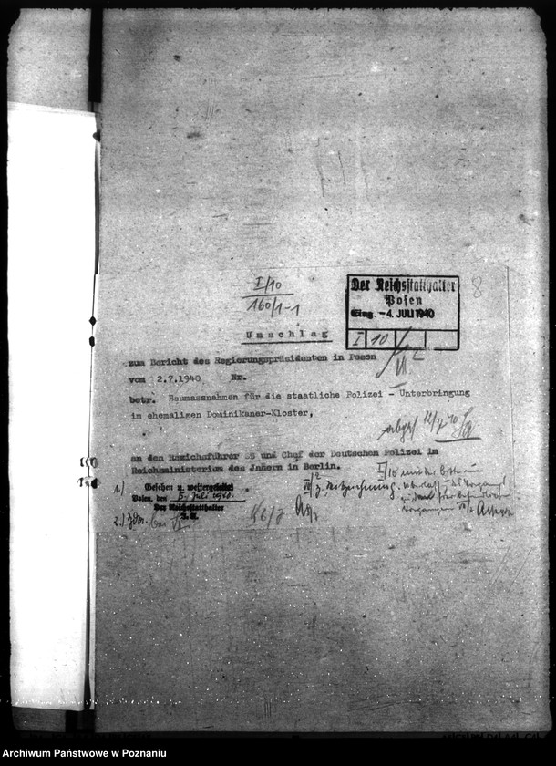 Obraz 12 z jednostki "Polizeidienststelle Dominikanerkloster, Posen"