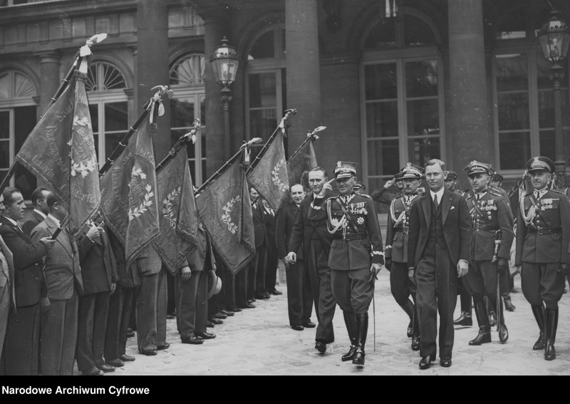 image.from.unit.number "Wizyta Generalnego Inspektora Sił Zbrojnych RP generała Edwarda Rydza-Śmigłego we Francji - pobyt w Paryżu"