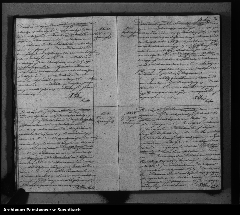 image.from.unit.number "Duplikat do zapisywania aktów urodzeń, małżeństw i zeyścia parafii Ewangelicko-augsburskiej w Wiżajnach"