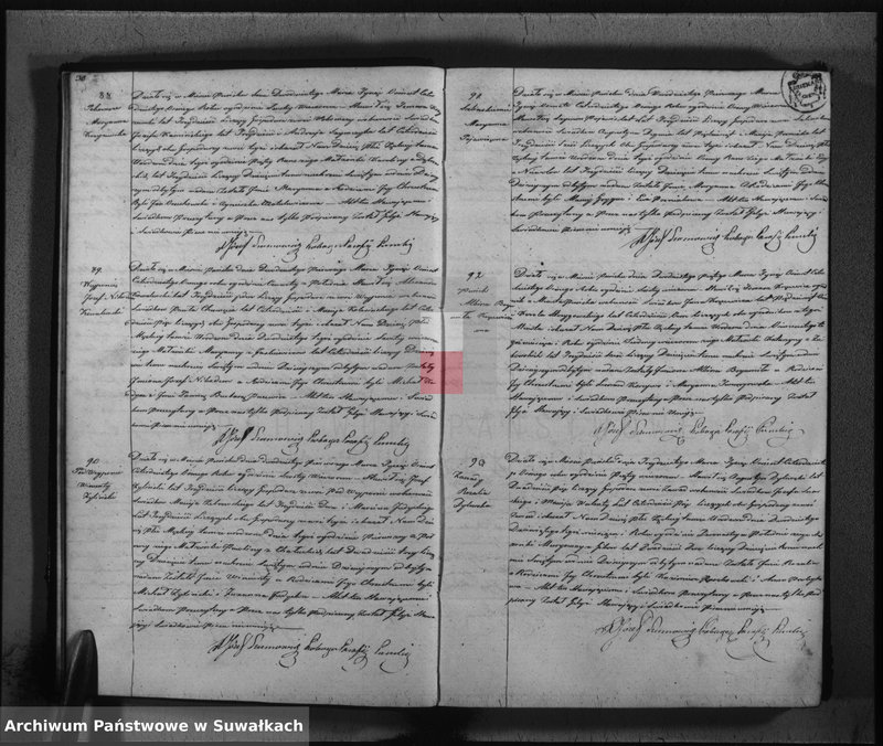 image.from.unit.number "Księga duplikat urodzonych, zaślubionych i umarłych w parafii katolickiej Puńsk na rok 1848"