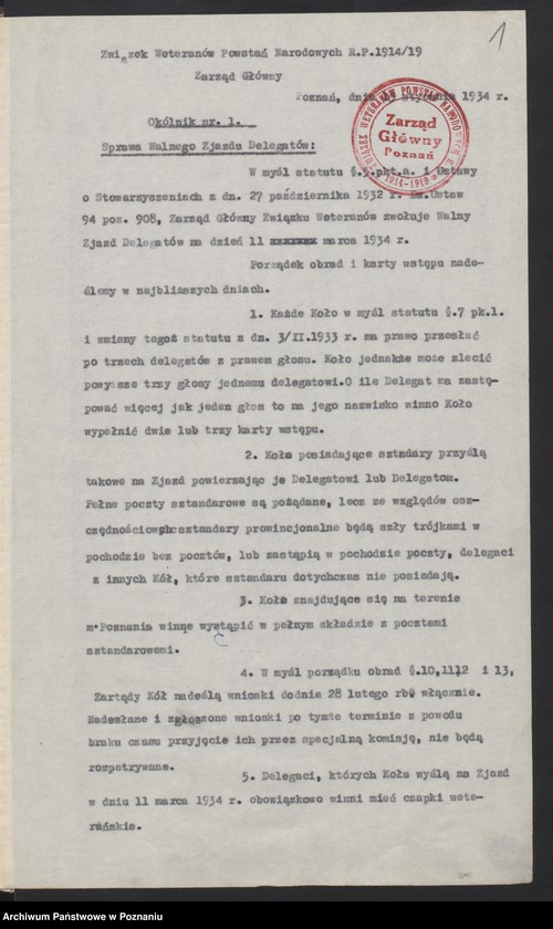 image.from.unit.number "Okólniki Zarządu Głównego Związku Weteranów Powstań Narodowych."