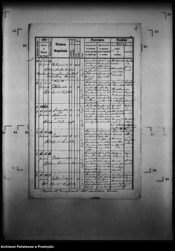 Obraz 18 z jednostki "[Kopie ksiąg metrykalnych parafii Nowa Wieś z filią Łosie (dekanat Muszyna)]"