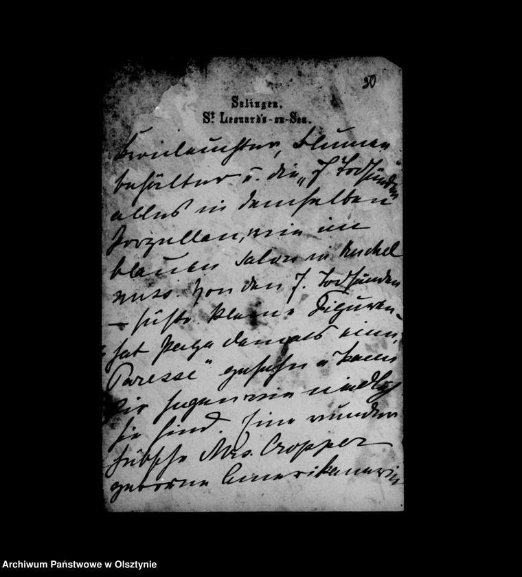 image.from.unit.number "/Fragmente v. Briefen der Violet Swiney, geb. Gfin Schlippenbach aus Sallingen England an Anna Gfin Lehndorff geb. Hahn/"