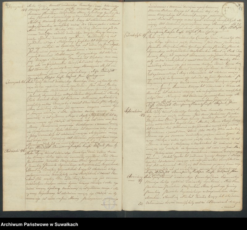 image.from.unit.number "Akta Urodzonych gminy puńskiey od dnia 1 stycznia do ostatniego grudnia 1824 roku"