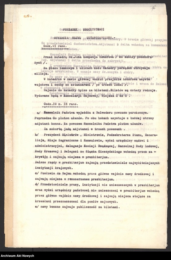 image.from.unit.number "(Udział Naczelnika Państwa w różnych uroczystościach), tom I"