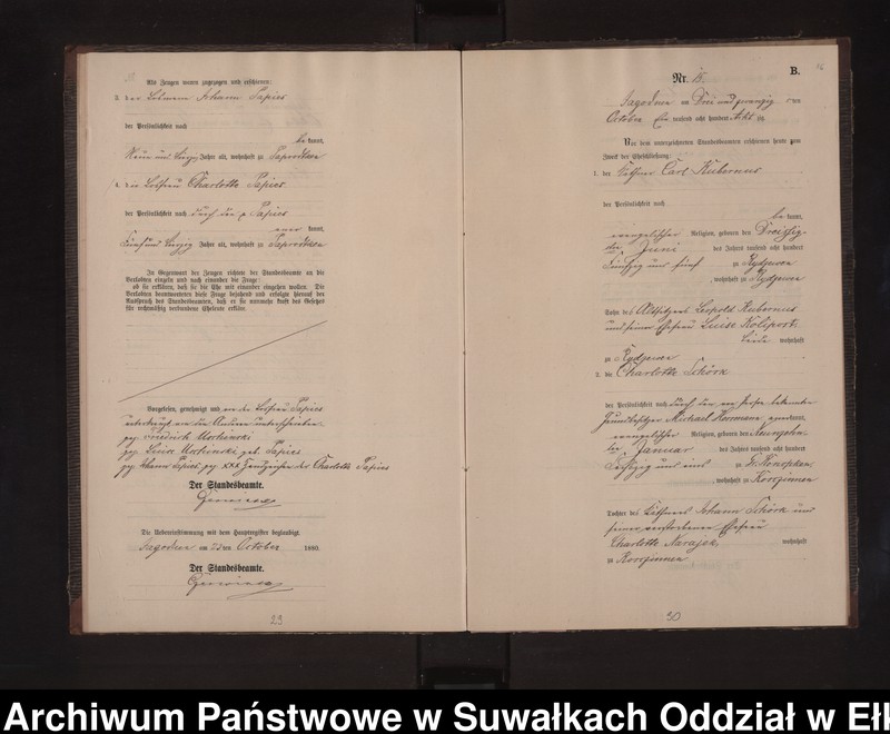 image.from.unit.number "Heiraths-Neben-Register des Preussischen Standes-Amtes Rydzewen Kreis Loetzen"