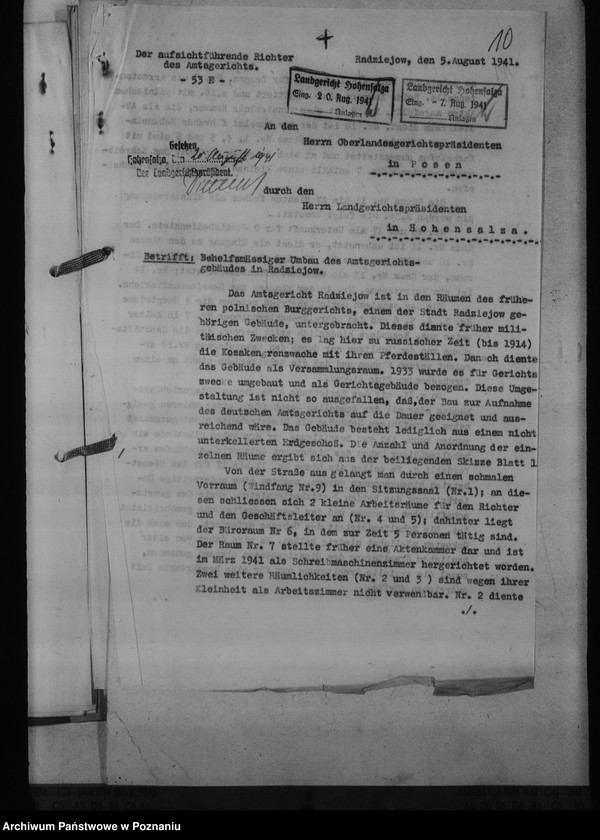 Obraz 14 z jednostki "Amtsgericht Radziejów"