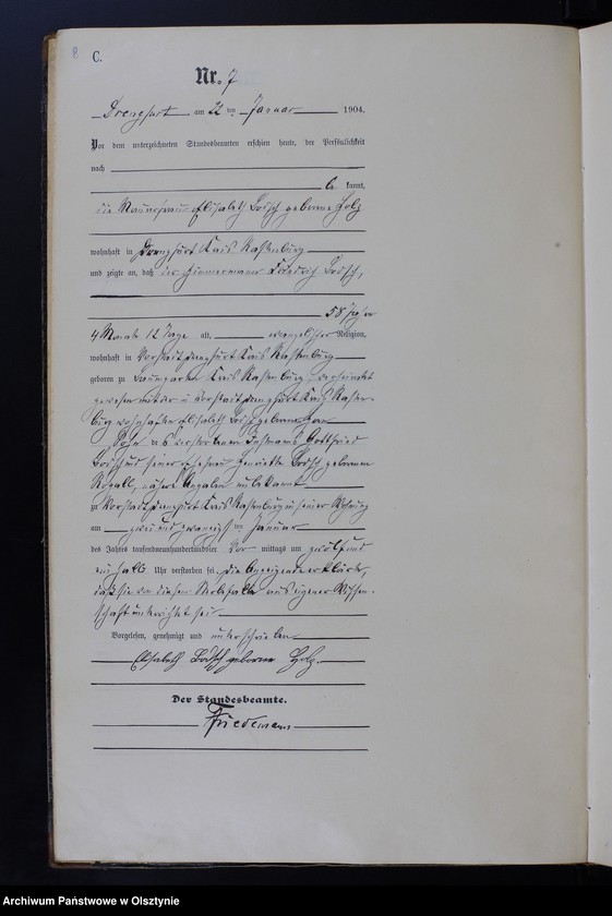 image.from.unit.number "Sterbe-Haupt-Register Nr 1 - 88"