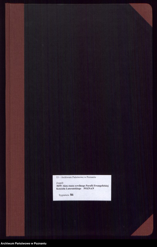 Obraz 2 z jednostki "Duplikat der Kirchenbucher betreffend den Kreis Buk"