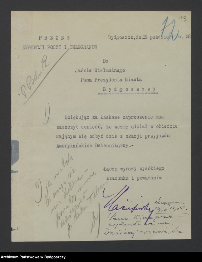 image.from.unit.number "Przyjęcia [imprez, wycieczek, dziennikarzy zagranicznych, studentów czeskich, rachunki]"