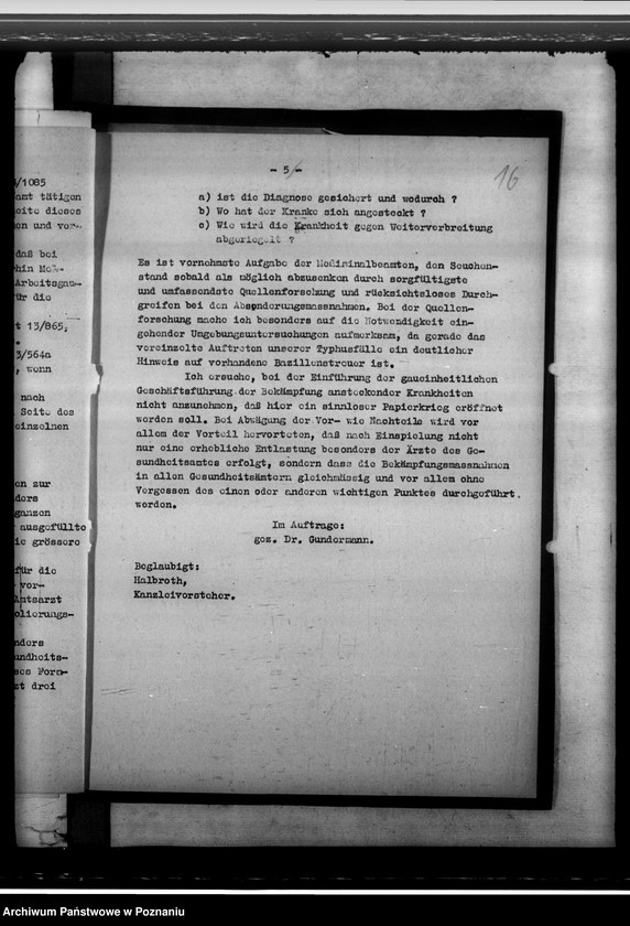 Obraz 20 z jednostki "Hygienische Verhältnisse der Ansiedlungsdörfer für Umsiedler aus Galizien. Bekämpfung der Tuberkulose"