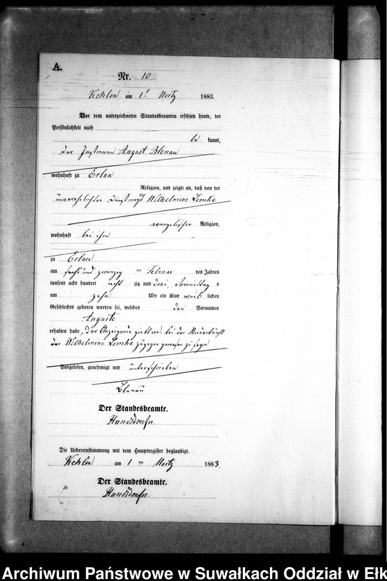image.from.unit.number "Geburts-Neben-Register des Preussischen Standes-Amtes Kehlen Kreis Angerburg"