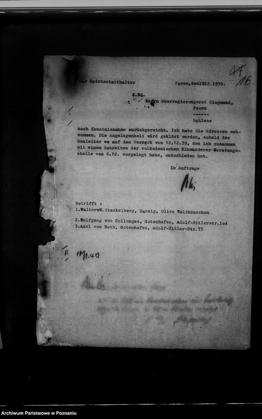 Obraz 20 z jednostki "Beamtenangelegenheiten und Abordnungen. Stadtplanung"