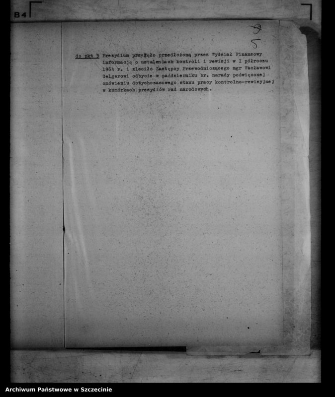 image.from.unit.number "Protokół posiedzenia Prezydium Wojewódzkiej Rady Narodowej nr 29, miesiąc październik"