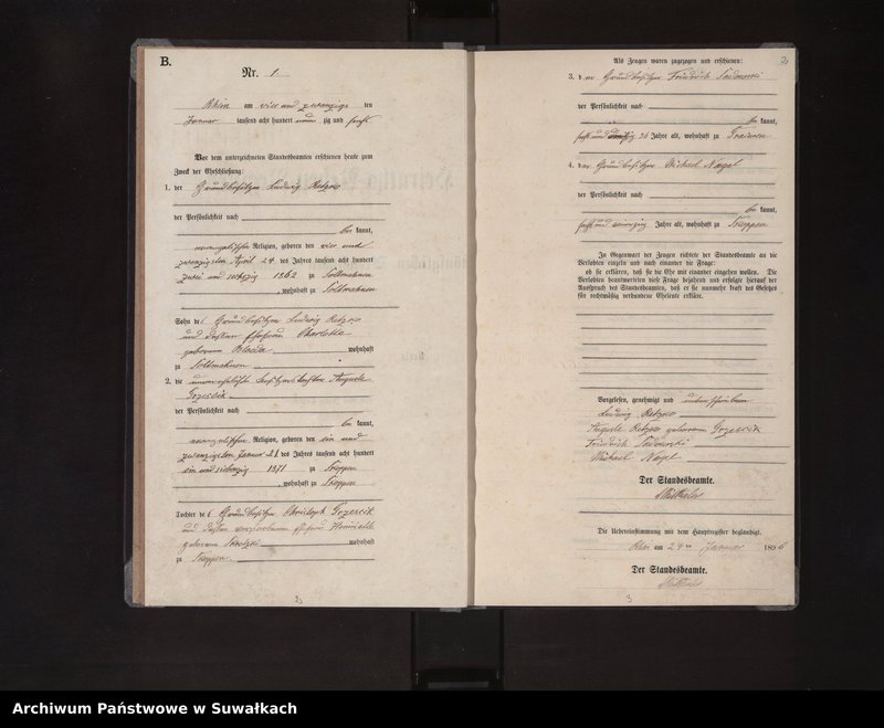 image.from.unit.number "Heiraths-Neben-Register des Königlichen Preussischen Standes-Amtes Orlen in Rhein Kreis Loetzen"
