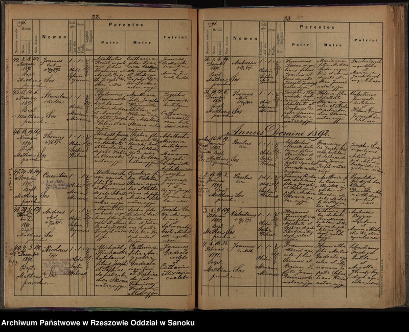 image.from.unit.number "Księga urodzeń dla miejscowości Targowiska"