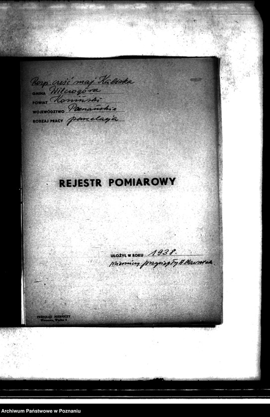 Obraz 5 z jednostki "Rejestr pomiarowy majątku Kaliska powiatu konińskiego"