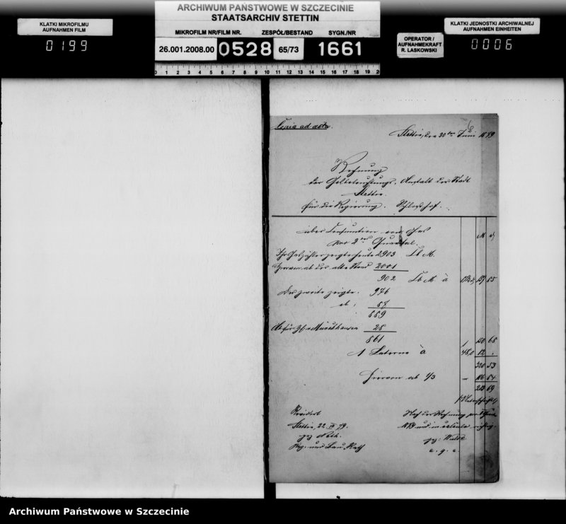 Obraz 6 z jednostki "Einrichtung der Gasbeleuchtung im Schloss, vol. II"