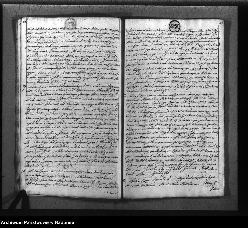 image.from.unit.number "Księga urzędnika stanu cywilnego gminy Głowaczowskiey z roku 1817"