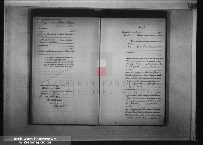 Obraz 16 z jednostki "[Księga aktów małżeństw rok 1896]"