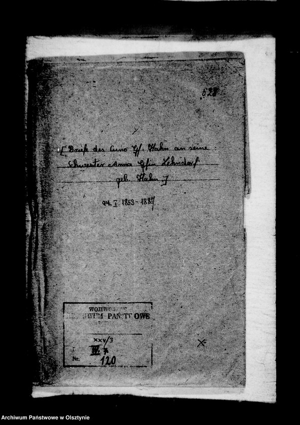 image.from.unit.number "/Cuno Gf. Hahn an seine Schwester Anna Gfin Lehndorff geb. Hahn/"