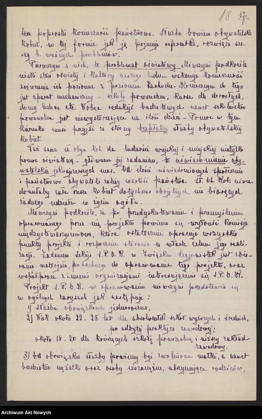 image.from.unit.number "I Zjazd Delegatek. Protokół z obrad, program, regulamin dla kół, listy delegatek, legitymacje."