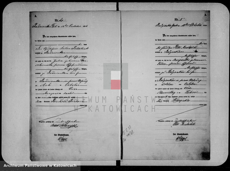 image.from.unit.number "Księga urodzeń za rok 1874 [nr 1-45]"