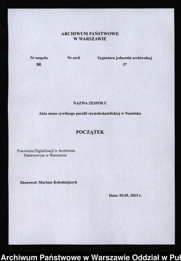 image.from.unit.number "Akta urodzeń, małżeństw i zgonów"