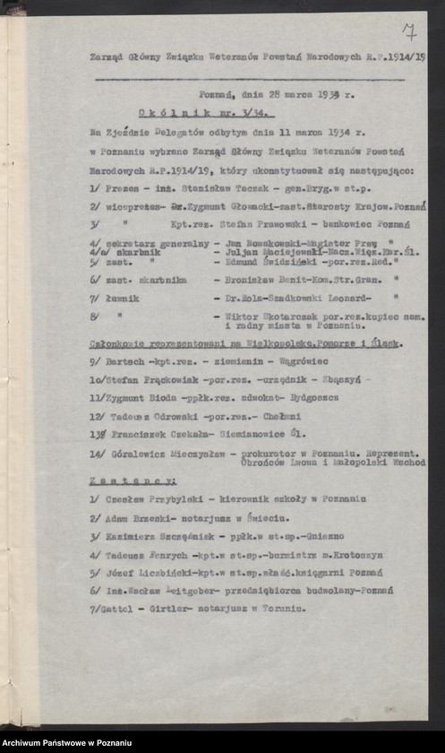 image.from.unit.number "Okólniki Zarządu Głównego Związku Weteranów Powstań Narodowych."