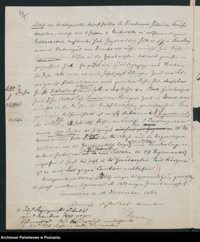 Obraz 14 z jednostki "A. betr. Familie von Malczewski"