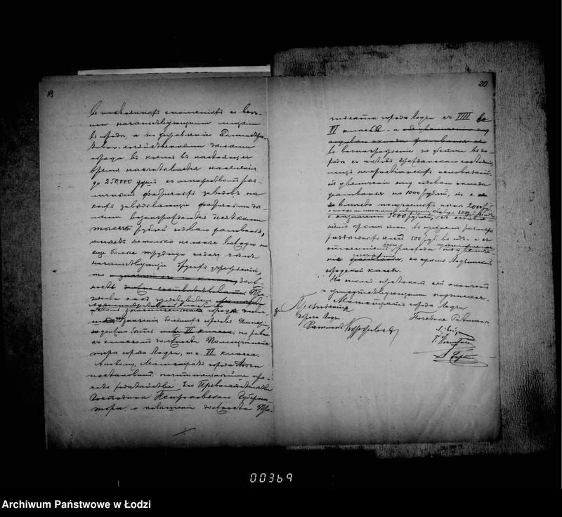 Obraz 18 z jednostki "O činovnikach i služiteljach magistrata g. Lodzi"