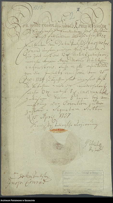 image.from.unit.number "Inquisitionssache gegen die Anna Maria Voeltz wegen Kindesmorde."