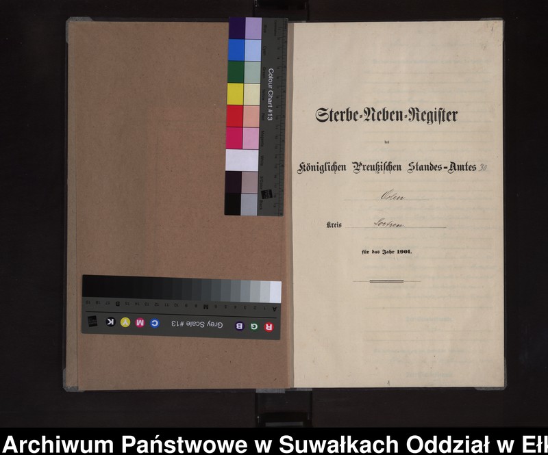 image.from.unit.number "Sterbe-Neben-Register des Königlichen Preussischen Standes-Amtes Orlen Kreis Loetzen"