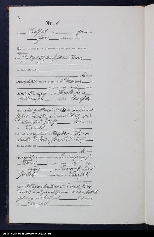 image.from.unit.number "Heiraths-Neben-Register Nr 1 - 20"