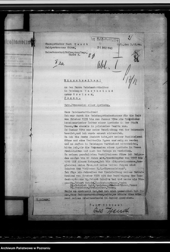 Obraz 6 z jednostki "Notdienstverpflichtung der Apotheker"