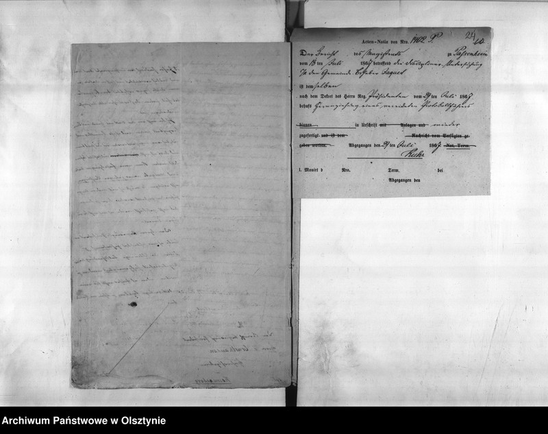 image.from.unit.number "Disciplinar-Untersuchung gegen den Gemeinde-Einnehmer Jaguet [Eduard] zu Passenheim"