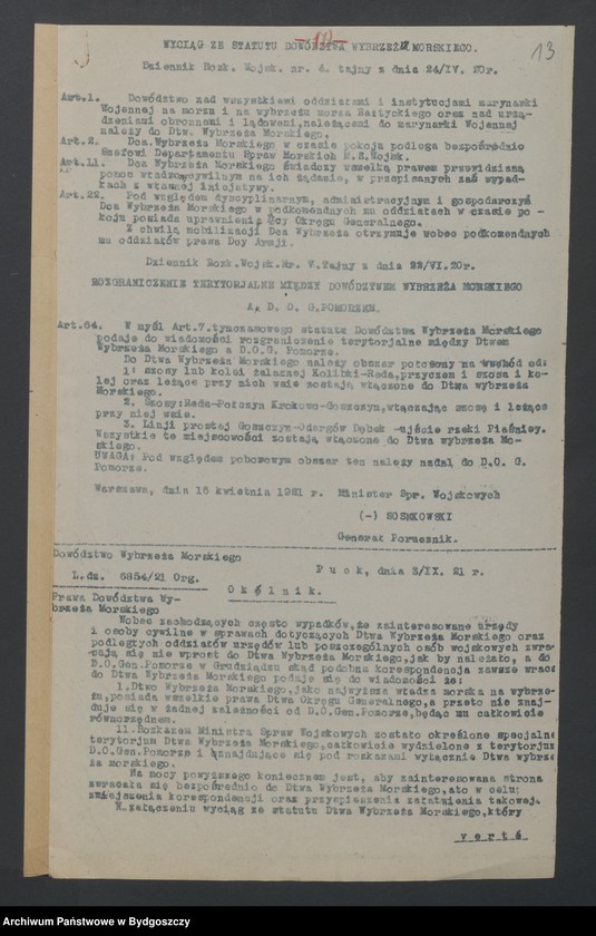 image.from.unit.number "Sprawy innych wydziałów, opracowane w Wydziale Prezydialnym. Tom II"