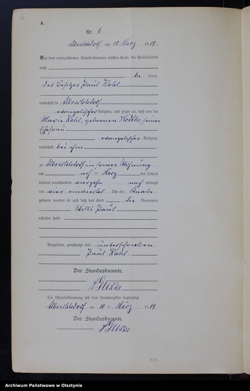 image.from.unit.number "Geburts-Neben-Register Nr 1 - 35 [ Księga urodzeń - wtóropis ]"