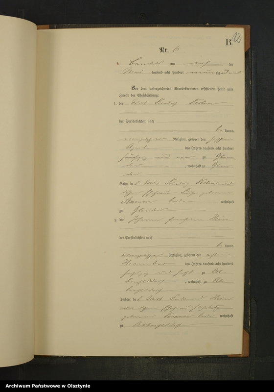 image.from.unit.number "Heiraths-Neben-Register Nr 1 - 16"