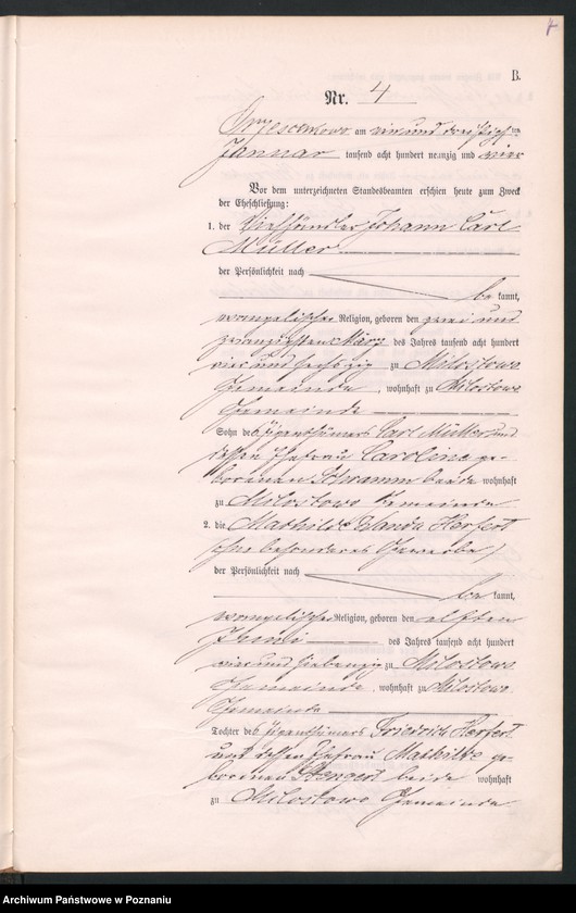 Obraz 10 z jednostki "Księga małżeństw"