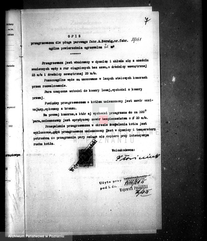 Obraz 11 z jednostki "Majątek Dąbcze, pow. leszczyński własność B. Płócieniak, nr woj. kotła 6378"