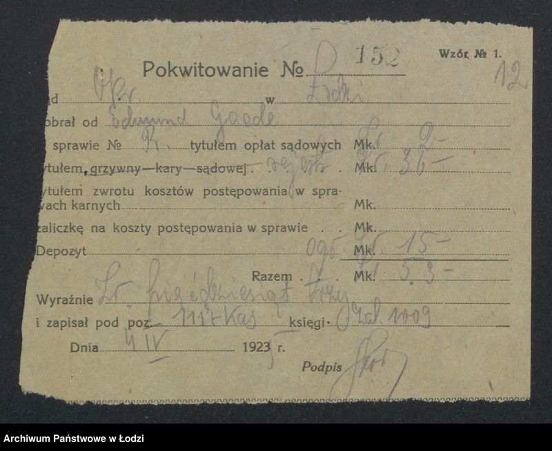 Obraz 14 z jednostki "Farbiarnia W.K.Paede- prowadzenie farbiarni"